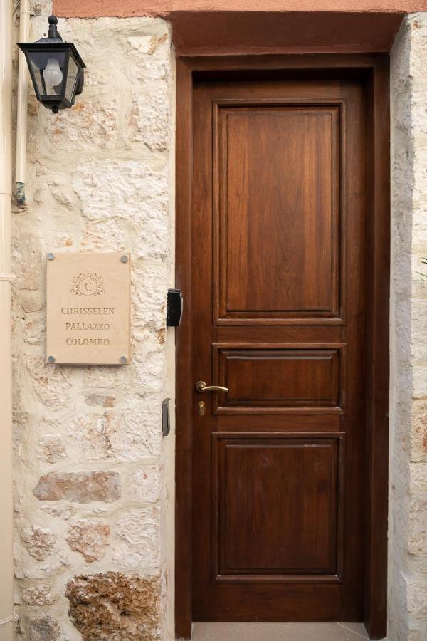 Chrisselen Palazzo Colombo Appartement Chania  Buitenkant foto